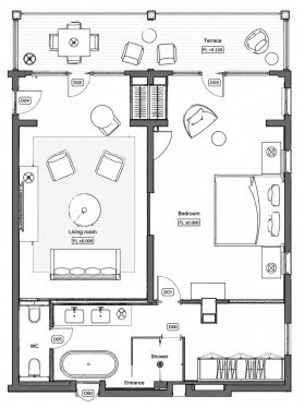 Executive Beach Front Suite (100 m²)